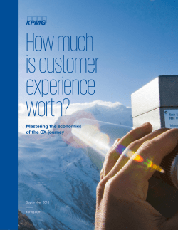 How much is customer experience worth