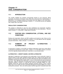 Chapter 11 SOIL CONSERVATION - Tahoe Regional Planning
