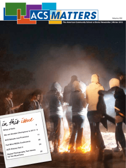 matters - American Community School Beirut