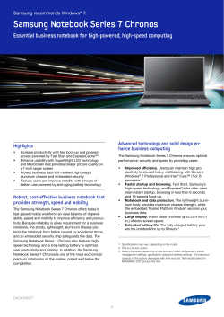 Samsung Notebook Series 7 Chronos