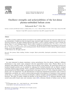 Oscillator strengths and polarizabilities of the hot