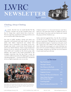 newsletter - Lake Washington Rowing Club