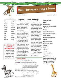 Miss Hartman`s Jungle News - Sweet Springs R
