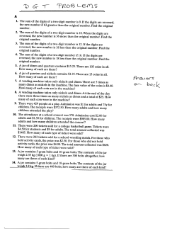 DigitMixtureProblems