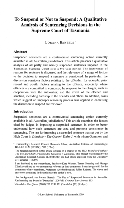 To Suspend or Not to Suspend