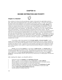 chapter 18 income distribution and poverty