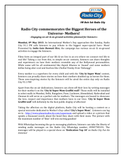 Radio City commemorates the Biggest Heroes of the Universe