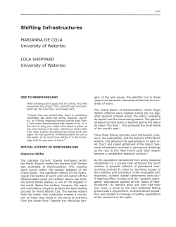 Shifting Infrastructures