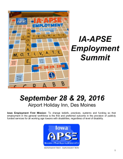 IA-APSE Employment Summit
