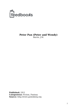 Peter Pan (Peter and Wendy)
