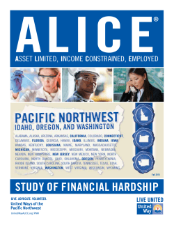 STUDY OF FINANCIAL HARDSHIP - United Way of Mason County