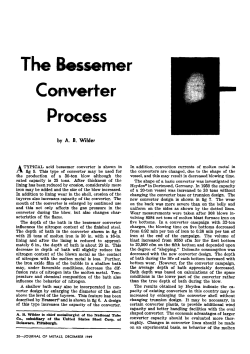 Journal of Metals 1949 - Bessemer Converter Process