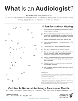 Audiology Connect the Dots