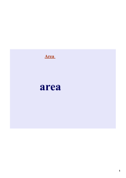 4. Area and Volume