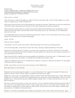 Prime Lenses vs. Zooms by Robert Monaghan - jcolwell.ca