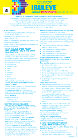 MAX STRENGTH GEL Ibuprofen 10% W/w