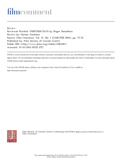 Review of Thirteen Days