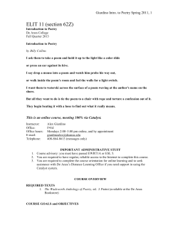 ELIT11 Syllabus F13(Giordino)