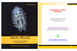 Mealybugs compendium - Central Institute for Cotton Research