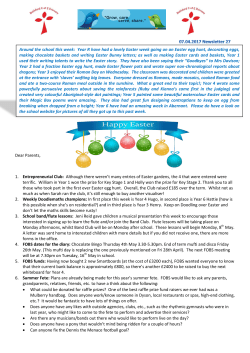 Newsletter No : 27 07 Apr 2017