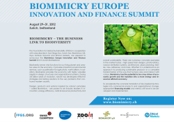 Biomimicry EuropE