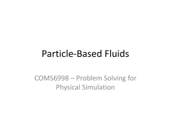Particle-based Fluids with SPH