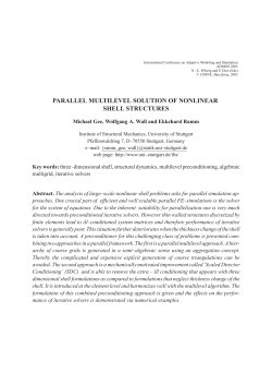 parallel multilevel solution of nonlinear shell structures