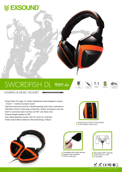 2014.10.02 swordfish 產品介紹dm - PC Gaming, Console Gaming