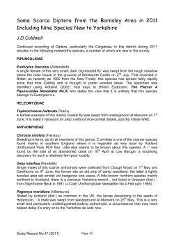 PDF - Sorby Natural History Society, Sheffield