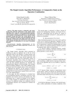 The Simple Genetic Algorithm Performance: A