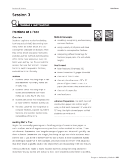 Session 3 - The Math Learning Center Catalog