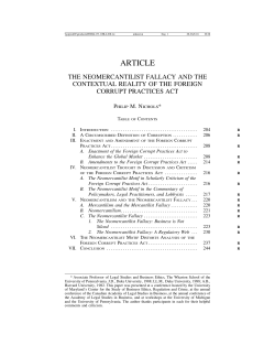 The Neomercantilist Fallacy and the Contextual Reality of the