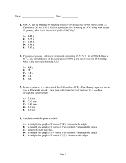 CHEM 101 Final (Term 143)