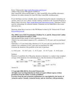Krzys` Ostaszewski, http://math.illinoisstate.edu/krzysio/ Author of the