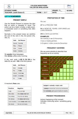 let&acute;s remember - Colegio Montferri