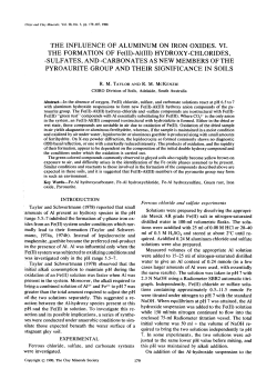 AI(III) HYDROXY-CHLORIDES - The Clay Minerals Society