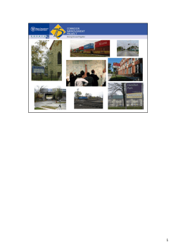 Presentation - 75th Street Corridor Improvement Project