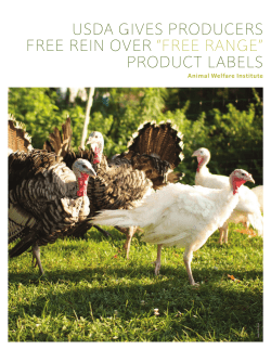 Free Range - Animal Welfare Institute