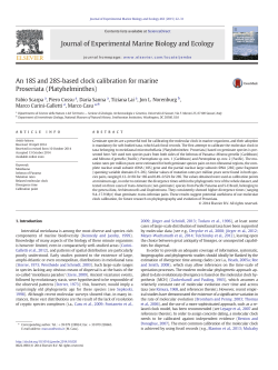 An 18S and 28S-based clock calibration for marine Proseriata