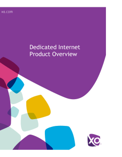 Dedicated Internet Product Overview