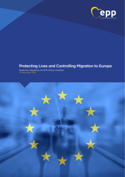 Protecting Lives and Controlling Migration to Europe