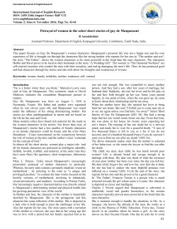 - International Journal of English Research