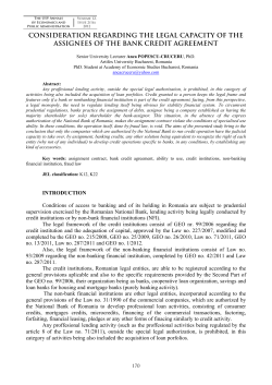 consideration regarding the legal capacity of the assignees of