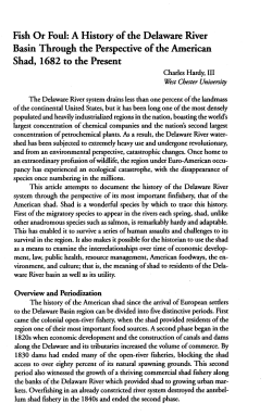 Fish Or Foul: A History of the Delaware River Basin Through the
