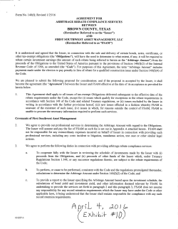othertax-exempt obligations (the"Obligations"), will have the need to