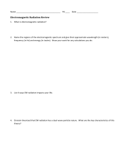EM Radiation Review