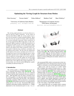 Optimizing the Viewing Graph for Structure-from-Motion