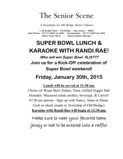 The Senior Scene - Old Bridge Township