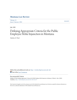 - The Scholarly Forum @ Montana Law