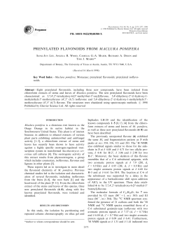 Prenylated flavonoids from Maclura pomifera